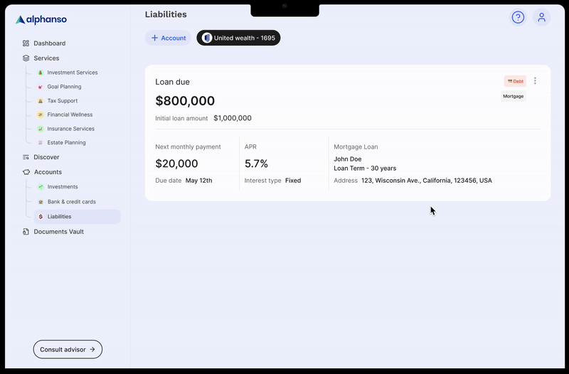 All-in-one view Alphanso product updates